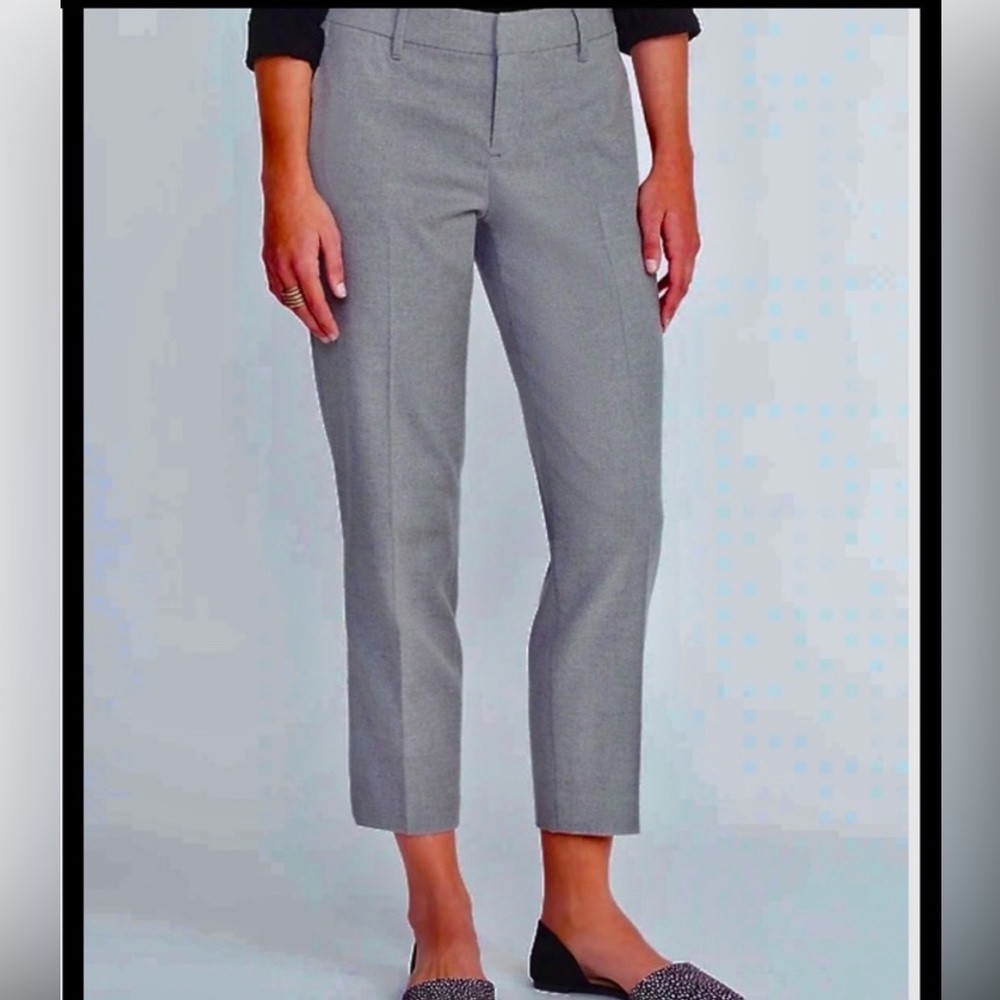 NWT Straight Leg Ankle Pants Light Gray Sz 2 (XS)